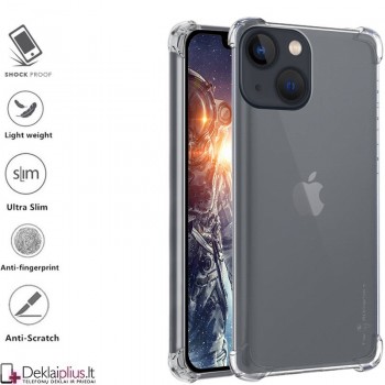 Anti shock plonas silikoninis dėklas - permatomas (Apple Iphone 14 Plus) Anti shock plonas silikoninis dėklas - permatomas (Apple Iphone 14 Plus)